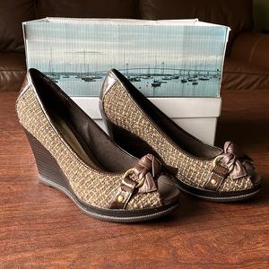 New Sperry Silverside Brown Boucle